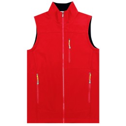 Large custom-made stand-up collar zipper vest jacket Design red vest jacket Vest jacket center SKV039 Large custom-made stand-up collar zipper vest jacket Design red vest jacket Vest jacket center SKV039